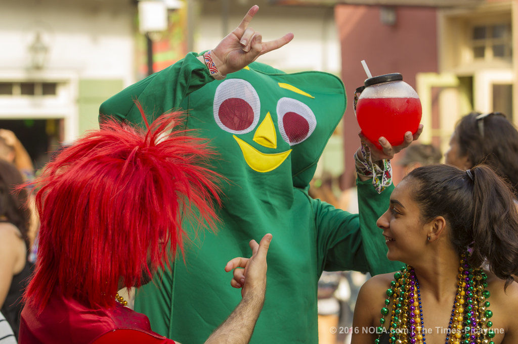 Lundi Gras in the French Quarter 2017